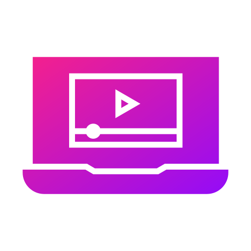 video Generic Flat Gradient icono