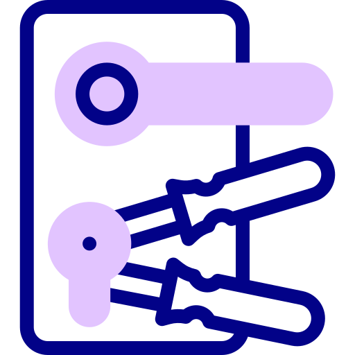 Locksmith Detailed Mixed Lineal color icon