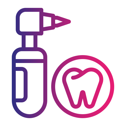 taladro dental Generic Gradient icono