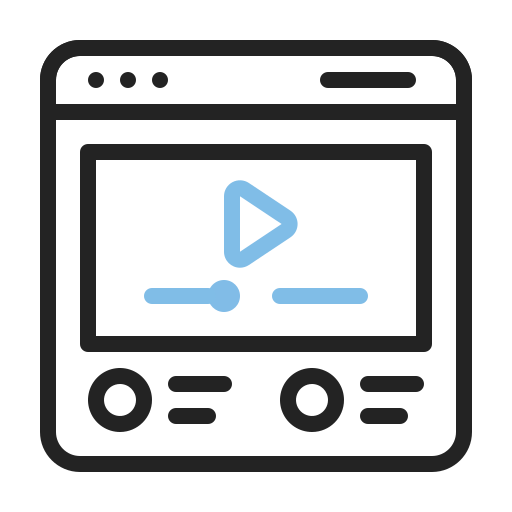 Video marketing Generic Outline Color icon