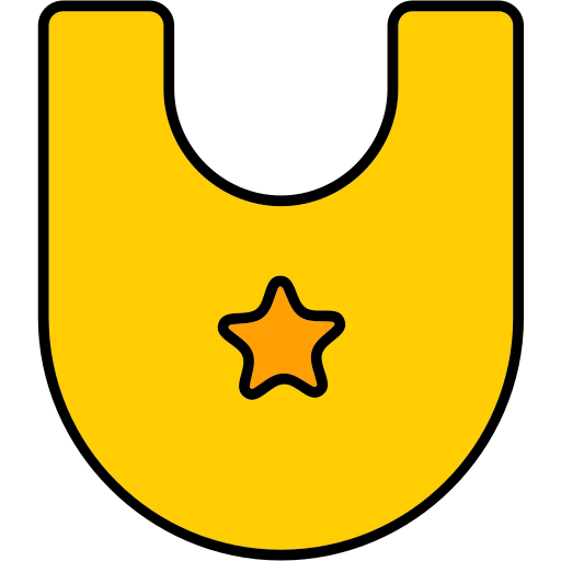 턱받이 Generic Outline Color icon