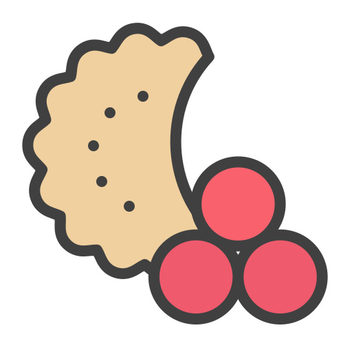 Cookie Generic Outline Color icon