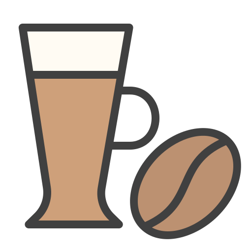 Latte Generic Outline Color icon