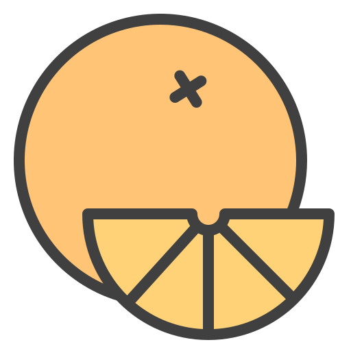 オレンジ Generic Outline Color icon