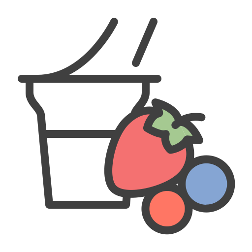 Yoghurt Generic Outline Color icon