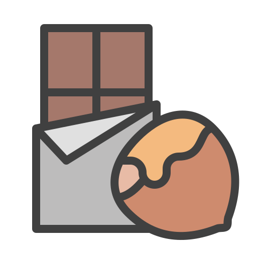 Chocolate bar Generic Outline Color icon