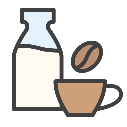 café Generic Outline Color icono