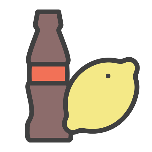 coca Generic Outline Color icono