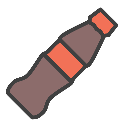 Cola Generic Outline Color icon
