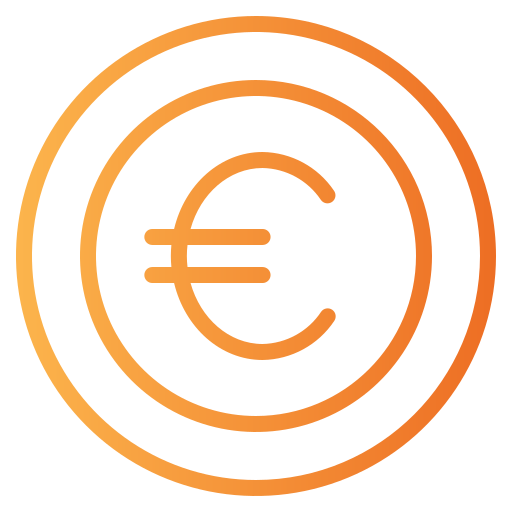 euro Generic Gradient icoon