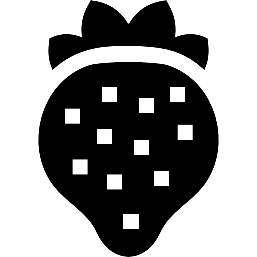 truskawka Basic Straight Filled ikona