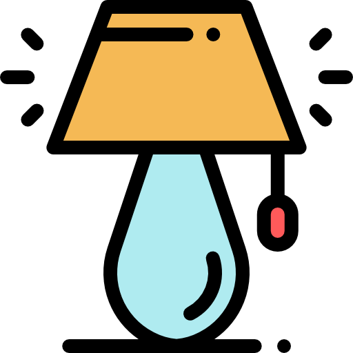 ランプ Detailed Rounded Lineal color icon