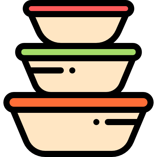 Container Detailed Rounded Lineal color icon