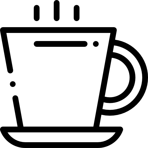 kawa Detailed Rounded Lineal ikona