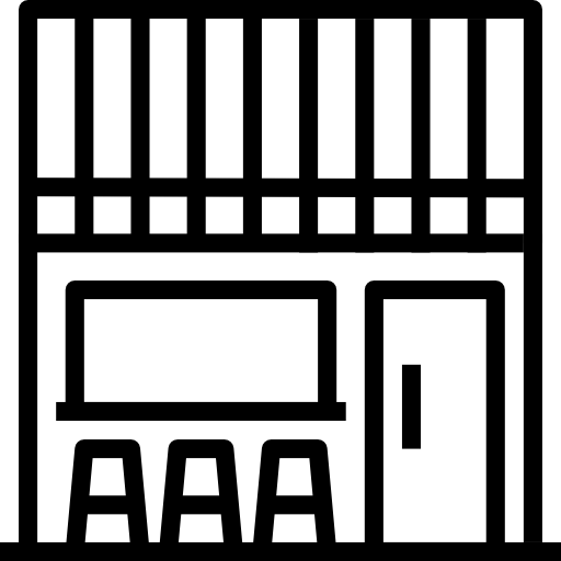 caffetteria Aphiradee (monkik) Lineal icona