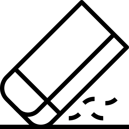 gumka do mazania Aphiradee (monkik) Lineal ikona