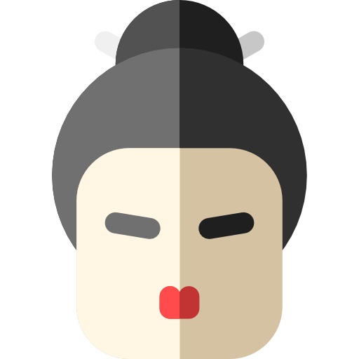 geisha Basic Rounded Flat icon