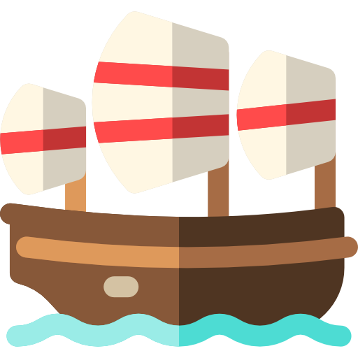 segelboot Basic Rounded Flat icon