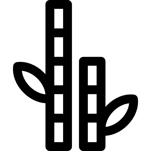 竹 Basic Rounded Lineal icon