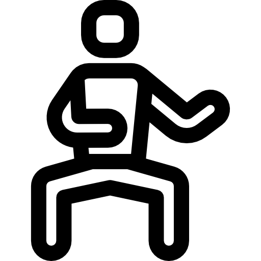 kampfkunst Basic Rounded Lineal icon