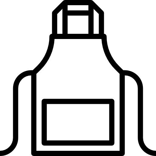 Apron Aphiradee (monkik) Lineal icon