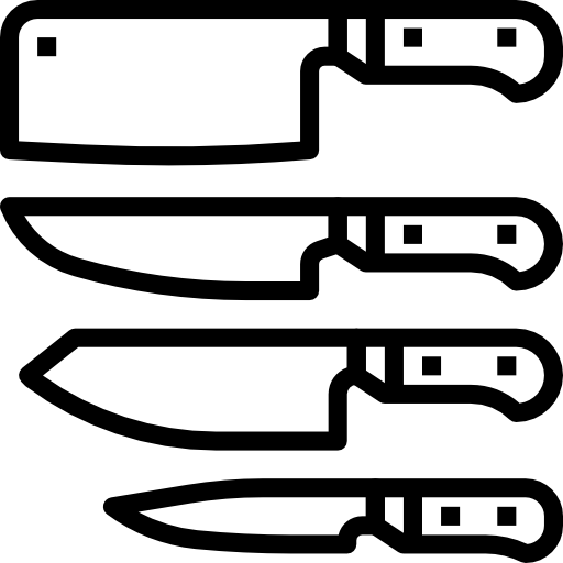 noże Aphiradee (monkik) Lineal ikona