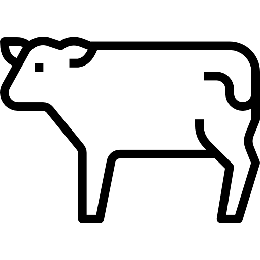 Cow Aphiradee (monkik) Lineal icon