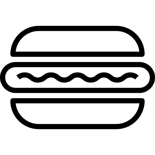 hotdog Aphiradee (monkik) Lineal icon