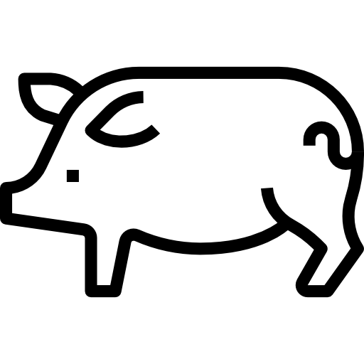 cerdo Aphiradee (monkik) Lineal icono
