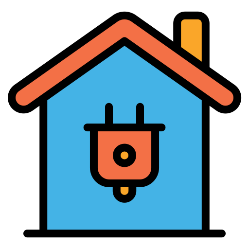 casa intelligente Generic Outline Color icona