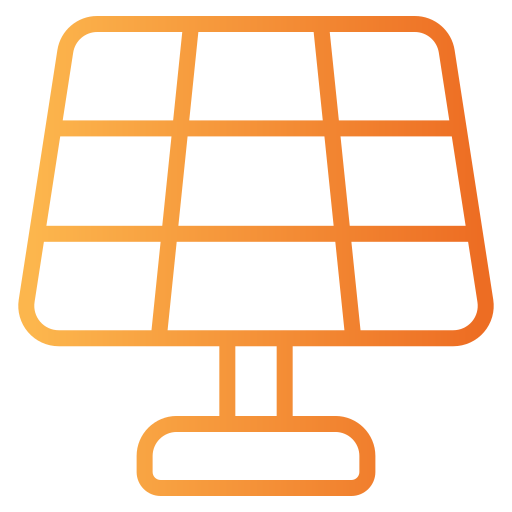 Solar panel Generic Gradient icon