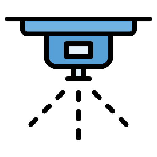 detector de humo Generic Outline Color icono