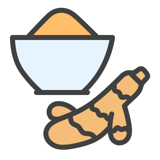 Turmeric Generic Outline Color icon