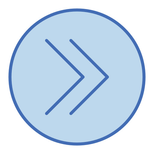 Right arrow Generic Blue icon