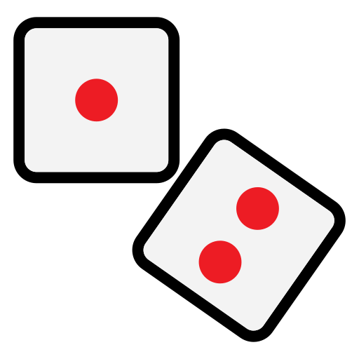 Dice Generic Outline Color icon