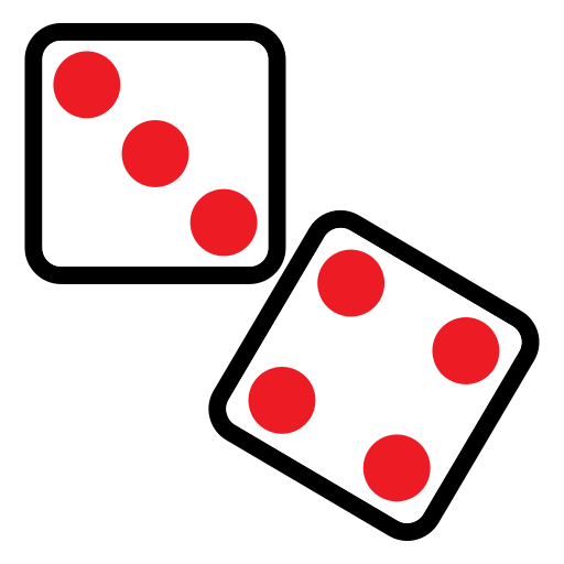 Dice Generic Outline Color icon
