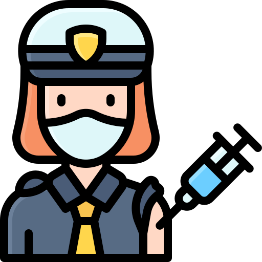 politieagente Generic Outline Color icoon