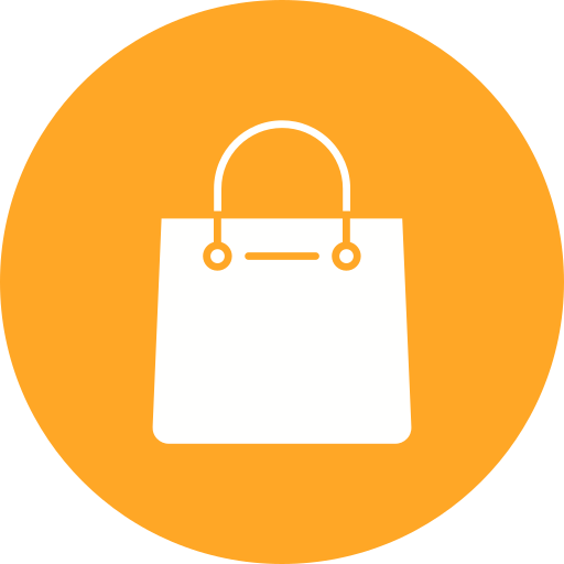 Shopping bag Generic Circular icon