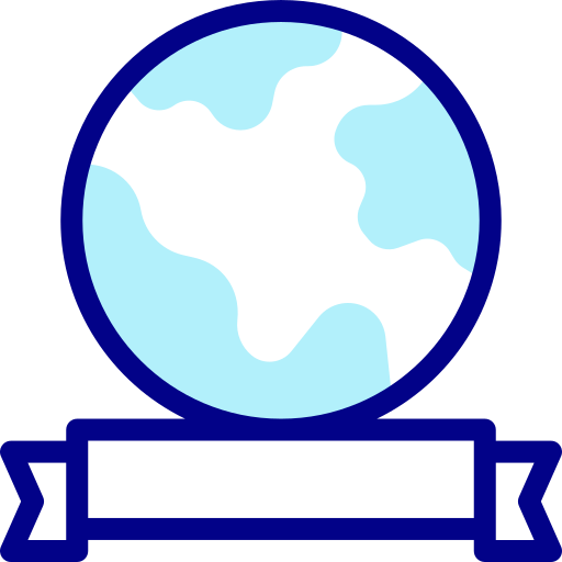 Earth Detailed Mixed Lineal color icon