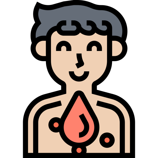 Blood drop Meticulous Lineal Color icon