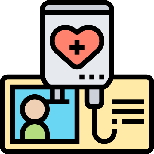 Donor card Meticulous Lineal Color icon