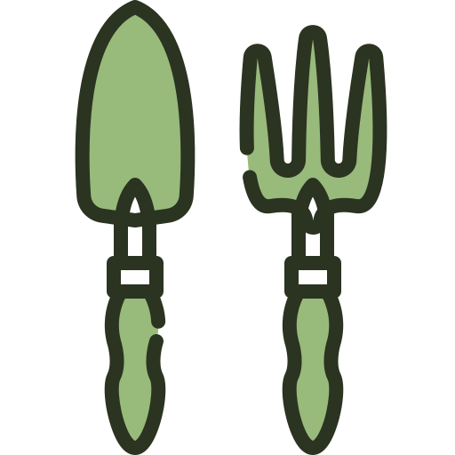 narzędzia ogrodnicze Generic Fill & Lineal ikona