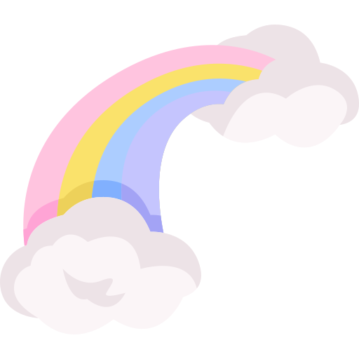 regenboog Generic Flat icoon