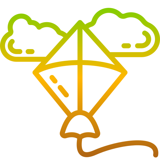 воздушный змей Generic Gradient иконка
