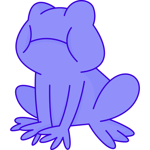 蛙 Generic Outline Color icon