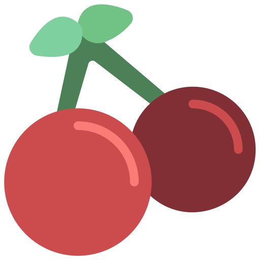 Cherries Basic Miscellany Flat icon
