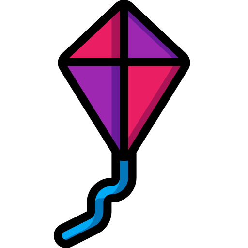 Kite Basic Miscellany Lineal Color icon