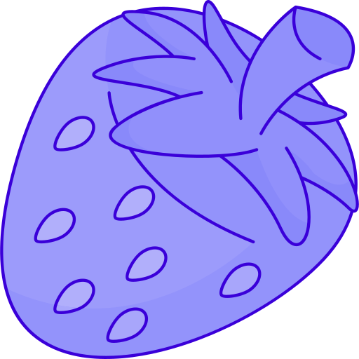 Strawberry Generic Outline Color icon