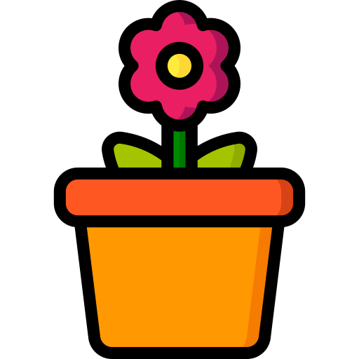 vaso di fiori Basic Miscellany Lineal Color icona