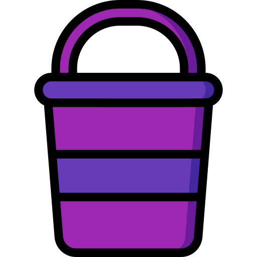 버킷 Basic Miscellany Lineal Color icon